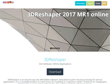 Tablet Screenshot of 3dreshaper.com